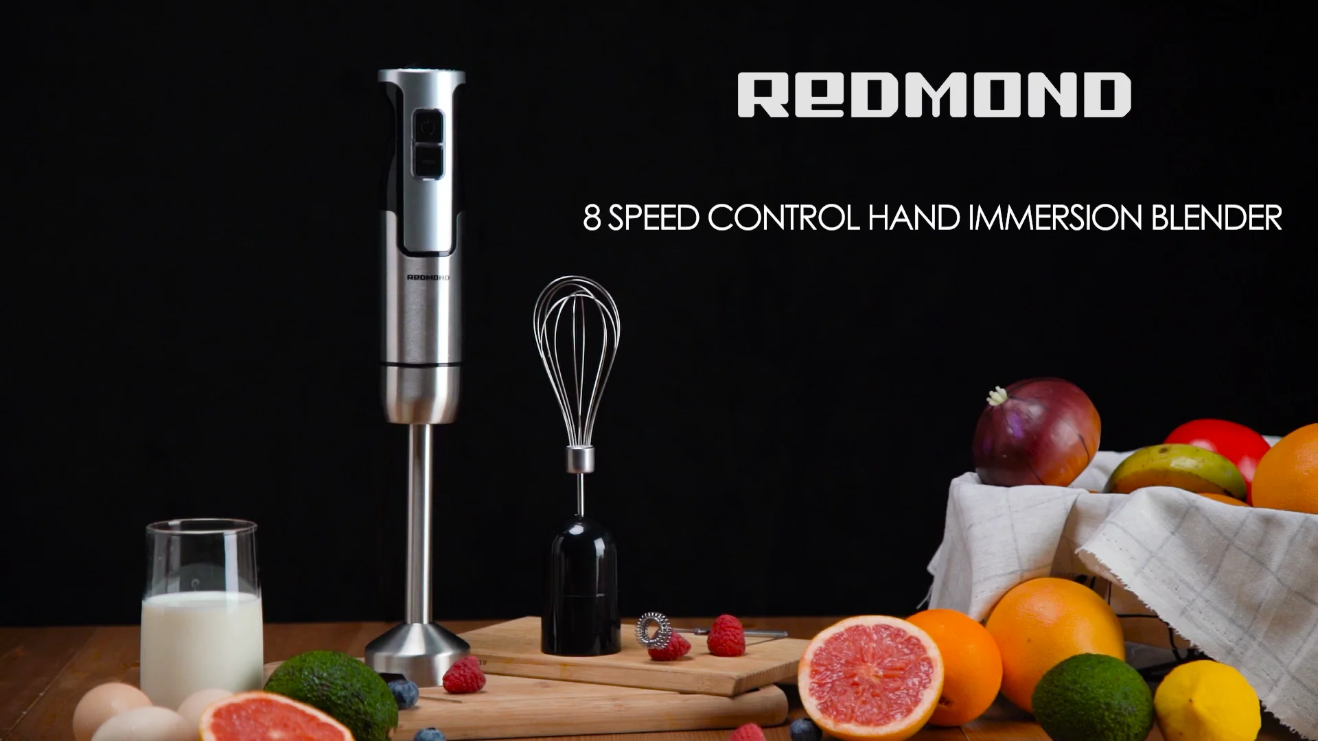 redmond immersion hand blender personal food mixer nutrient
