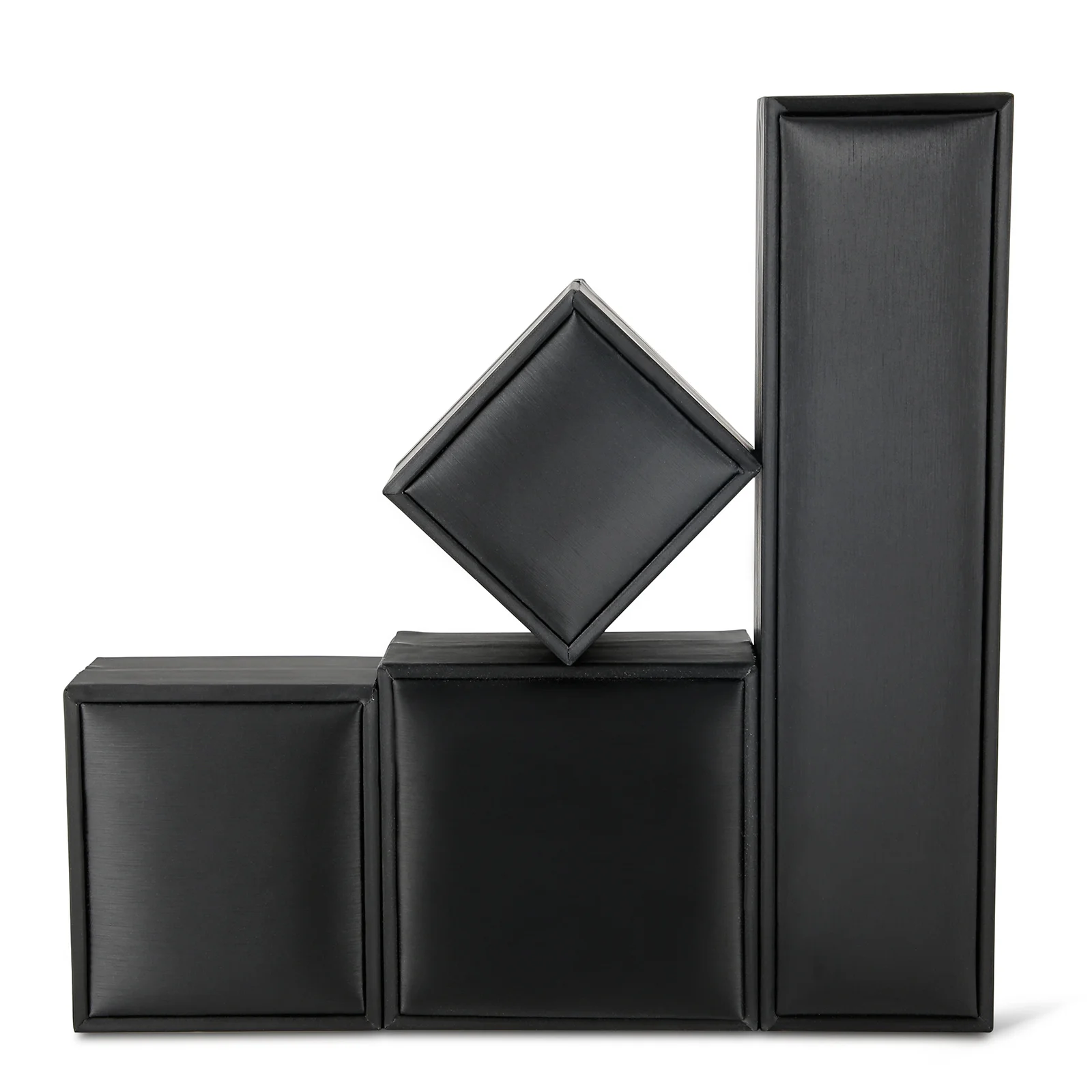 

KALEN Necklace Box & Ring Box and Bracelet Black Jewelry Box