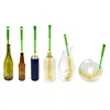 Plastic Handle 16" Long Bottle Brush Cleaner for Washing Beer, Wine, Kombucha, Decanter, Narrow Neck Brewing Bottles