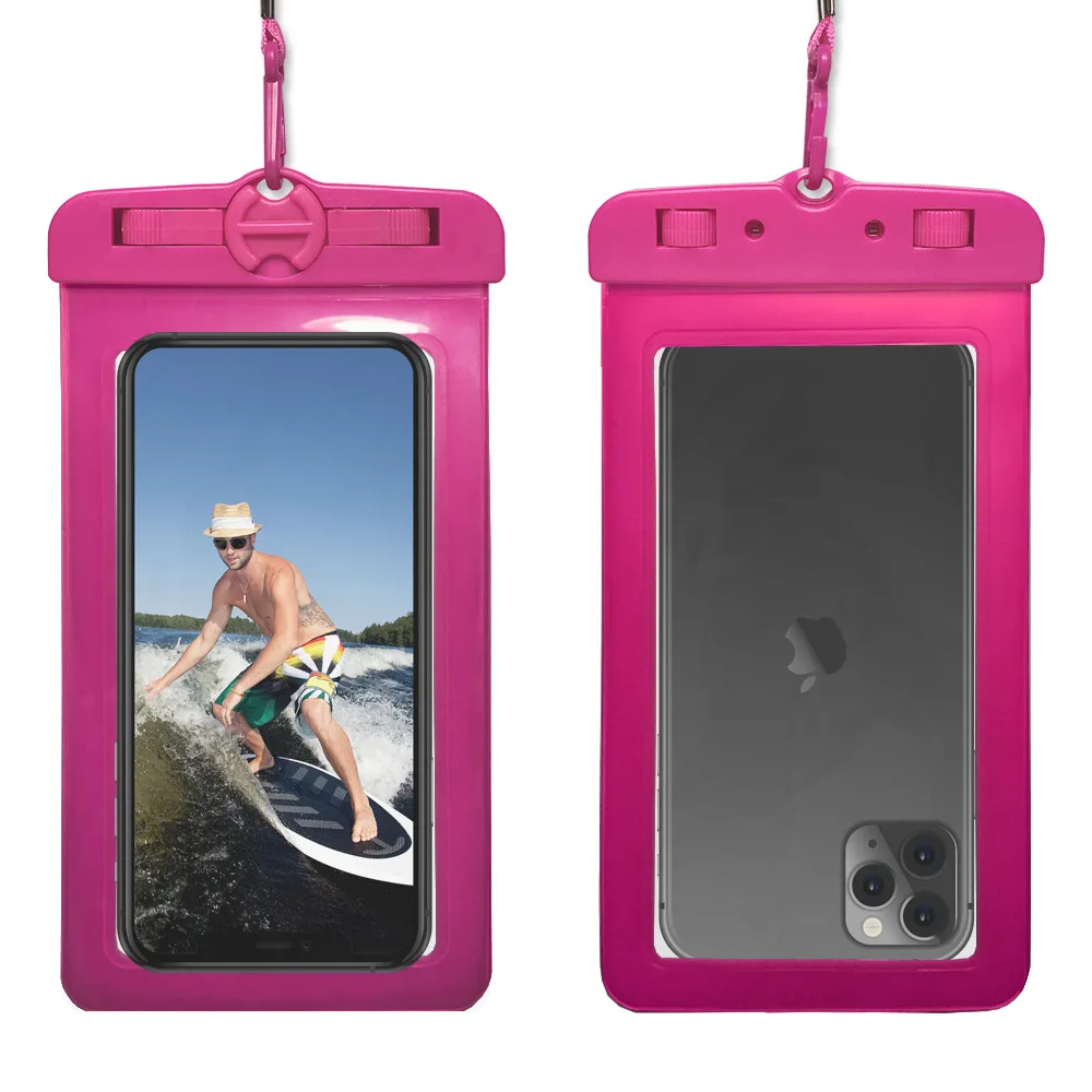 

Factory Wholesale Stock Hot Selling Multi-Colors Floating Waterproof Mobile Phone Pouch Bag with Strap