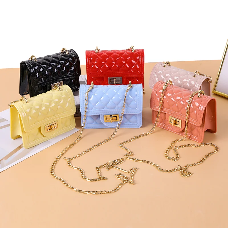 

Fashion Candy Color Summer Chain Ladies Small Girl Mini Hand Bag Women Purses And Handbags