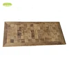 General use dining table wood aged elm parquet table / restaurant dining table classic style
