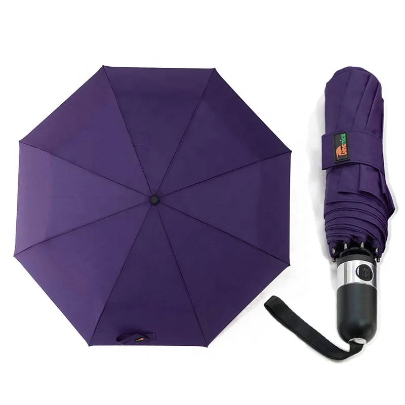 

parapluie ultra resist water wind purple ladies fancy promotion gift market 3 fold automatic umbrella for adult, Multi-colors