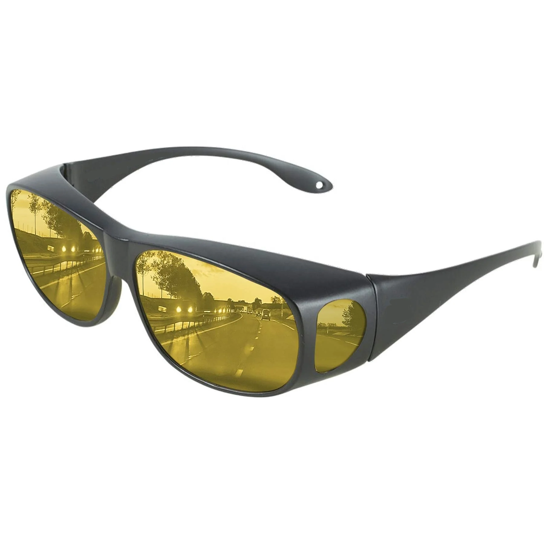 

Dll3009 Day Night Driving Glasses Polarized Fashion Sunglasses For Men Women Anti Glare Fit Prescription Glasses