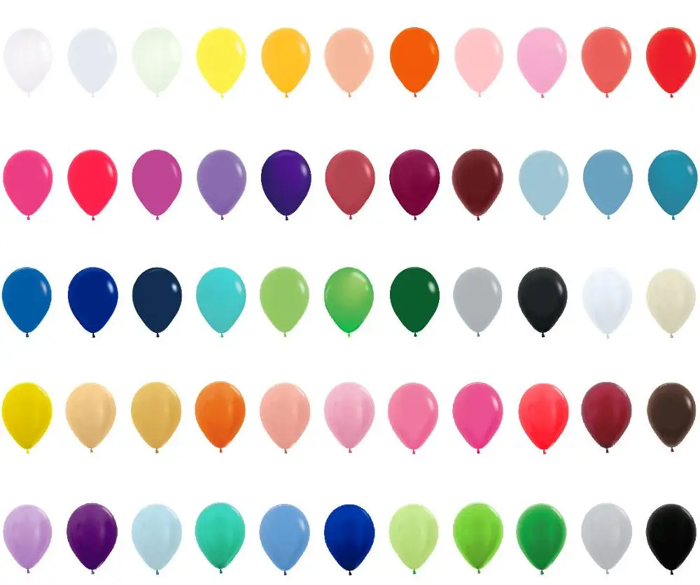 rubber balloons