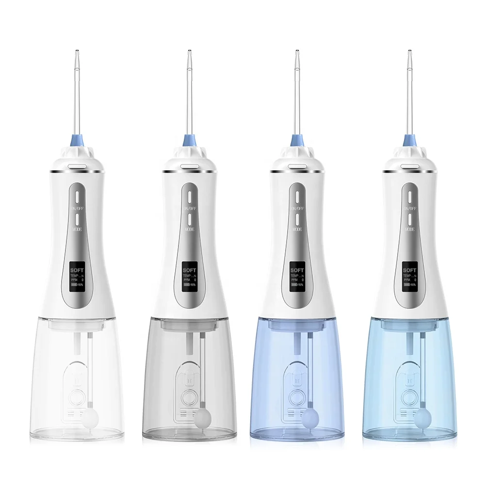 

Oral Irrigator Water Flosser USB Rechargeable Cordless Waterflosser 350ml Dropshipping Dental Water Flosser Teeth Cleaning