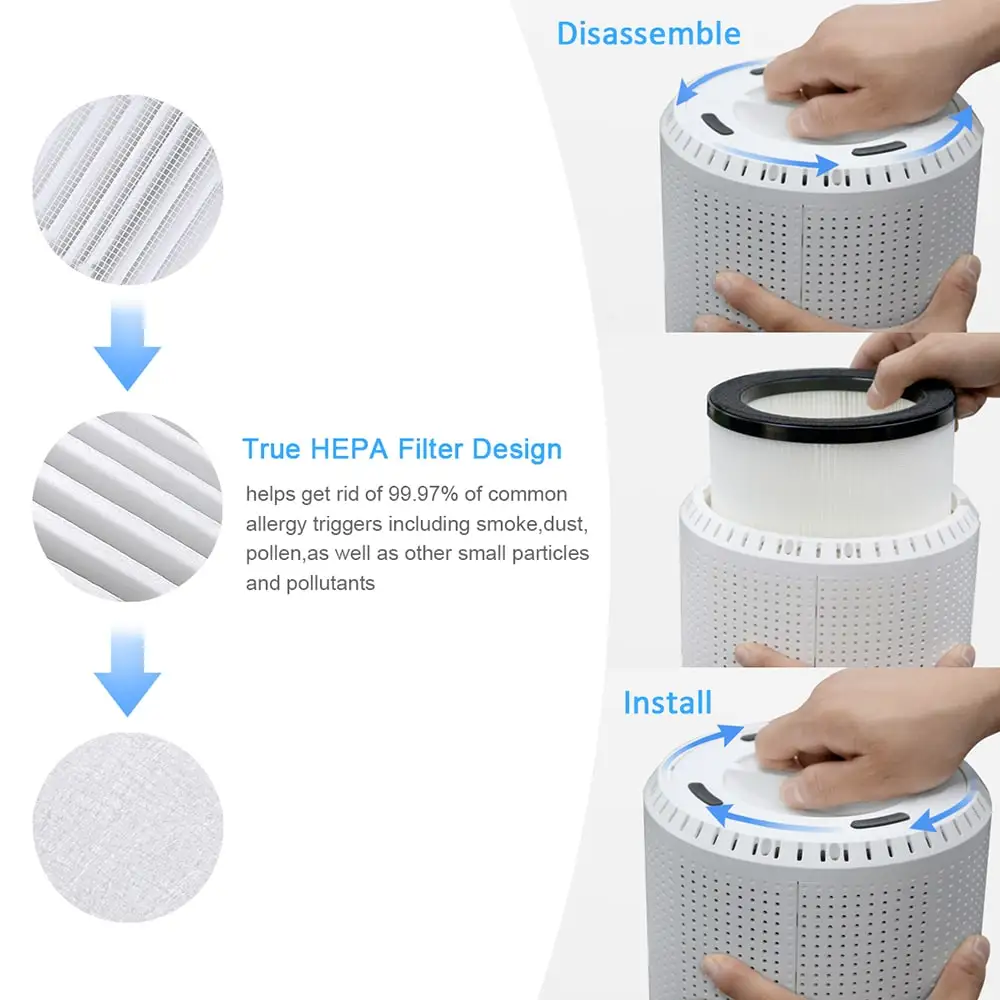 Wholesale Smart Desk Hepa Air Cleaner For Home - Buy Air Purifier With
