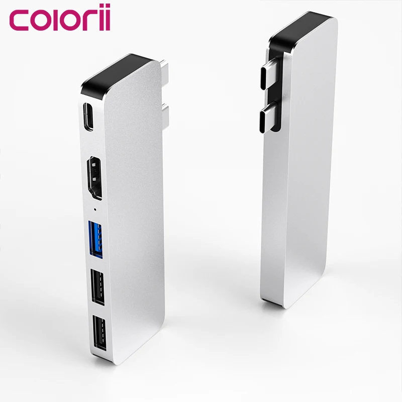 

DC6H USB C Hub Thunderbolt 3 Docking Station with HDMl USB Data for MacBook, Macbook Pro, Macbook Air 2020 and New M1 Chip