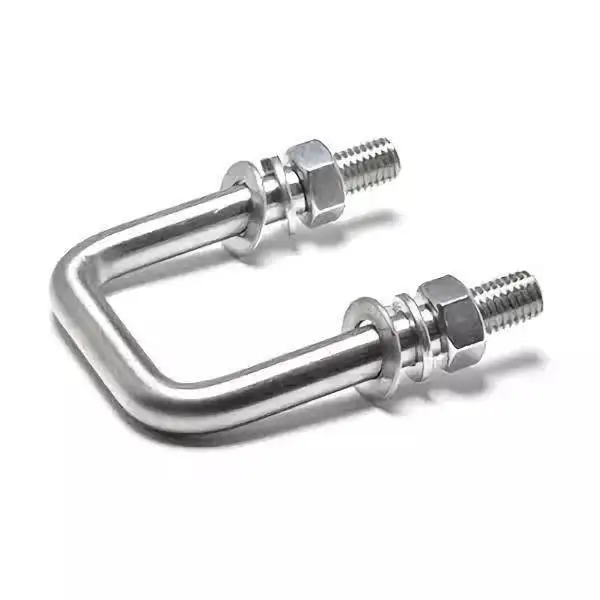 Din3570 Ubolt M10 U Bolt Hardware Galvanized Clamps Steel Flat Fastener
