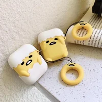 

For airpod cases 1 2 2019 funny cute cartoon silicone for gudetama airpods case