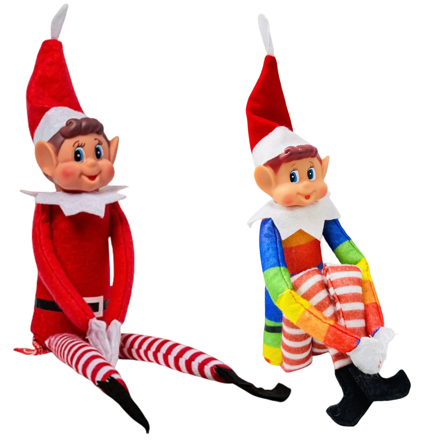 

Christmas 15Inches Elf Badly Plush Toy Novelty Long Bendy Naughty Boy Christmas Elves Doll