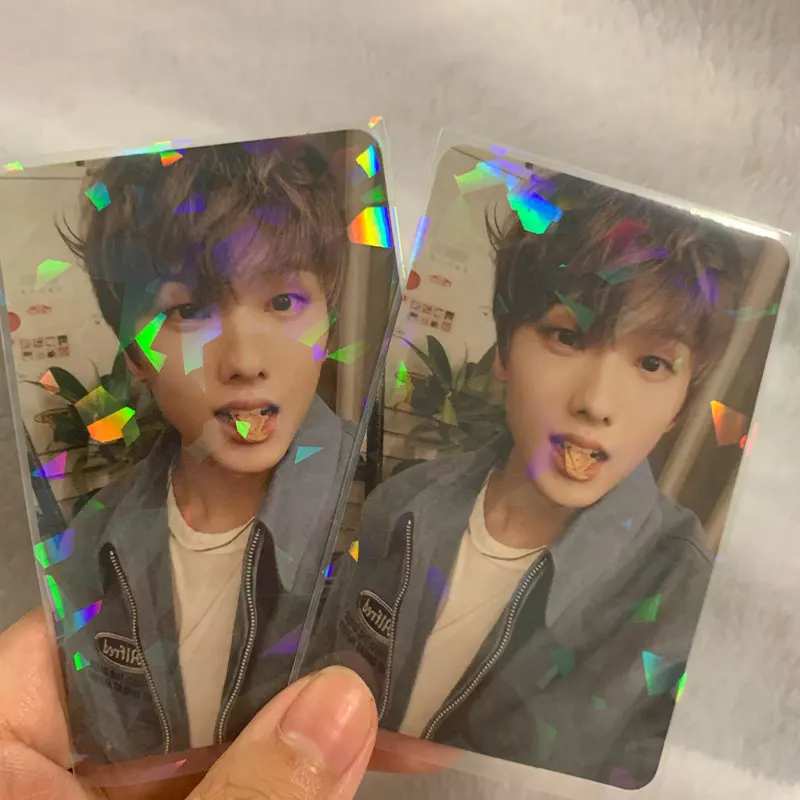 

IN STOCK!!! 500pcs 57x88mm 61x88mm Holographic Card Sleeve Inner Hologram KPOP Photocard Protector Cover Toploader, Clear holographic