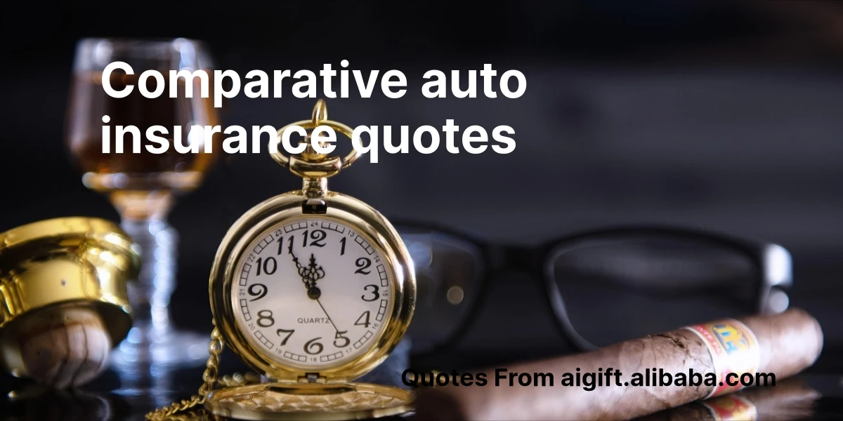 comparative auto insurance quotes