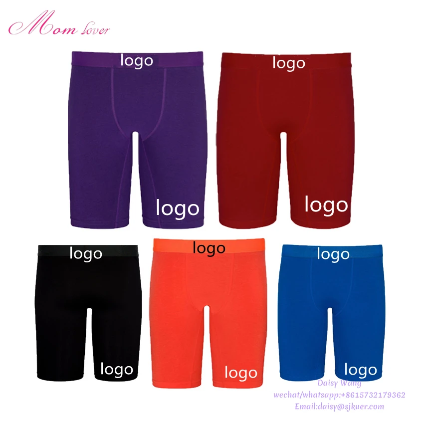 

OEM high quality polyester breathable underwear sport men underwear elastic custom logo waistband boxer briefs underwear