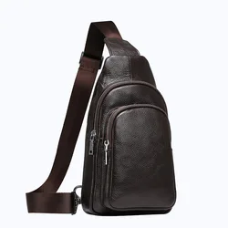 Stylish Fashion Man Bum Bag Boy Fanny Pack Genuine Leather Waist Bag