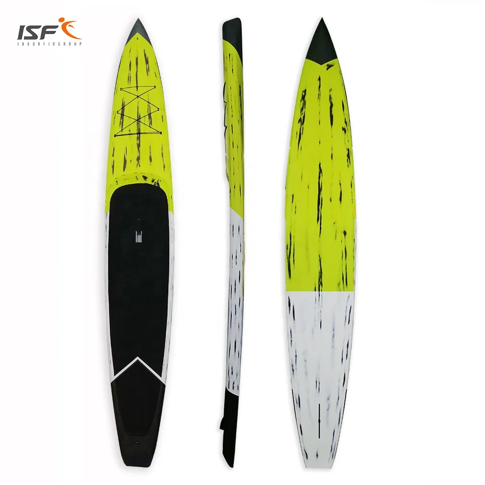 

High performance top quality OEM carbon fiber race sup board fiberglass epoxy resin sup Touring stand up paddle boards, Pantone color/customized