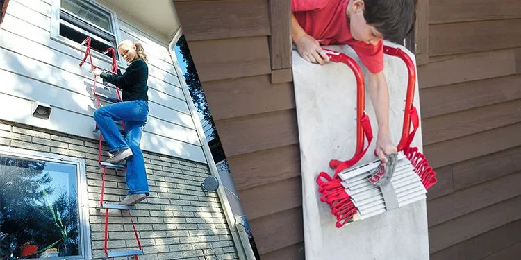 fire escape ladder for balcony railing
