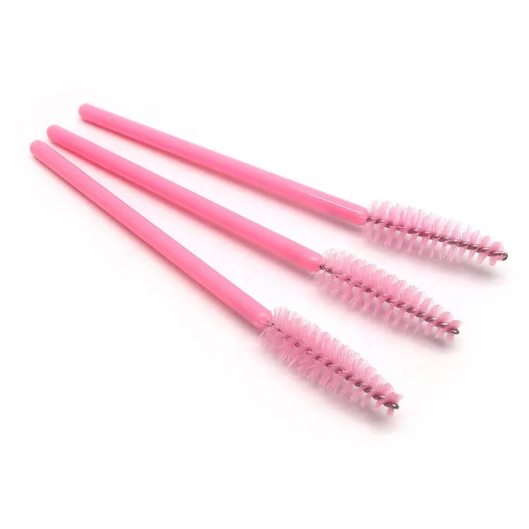 

Himall vendor eyelash extension pink brush, Customized color
