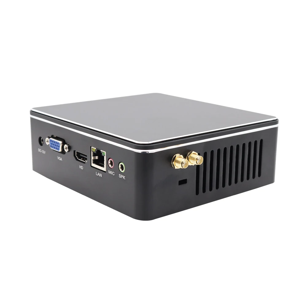 

For intel mini pc with fan Powerful for Intel Iris Graphics 550 dual Display with HD and VGA i3 6167U gaming computer