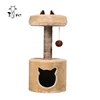 Indoor Small Size Pet Scratch Furniture Climbing Cat Condo Tree Tower House