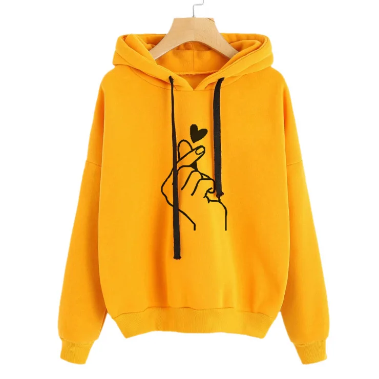 
Lady Women Pink Black Pullover Hoodie Womens Cheap Hooded Sweatshirts Wholesale Pullover Hoodie 