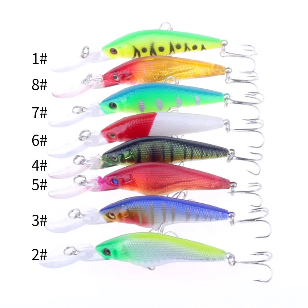 

Best Fishing Lures Wholesale  Minnow Lure Hard Artificial Bait Sinking Saltwater 60S Pesca Fishing Bait, 8 colors