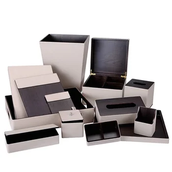 Leather Hotel Accessories And Amenities Holder,Hotel Room Leather