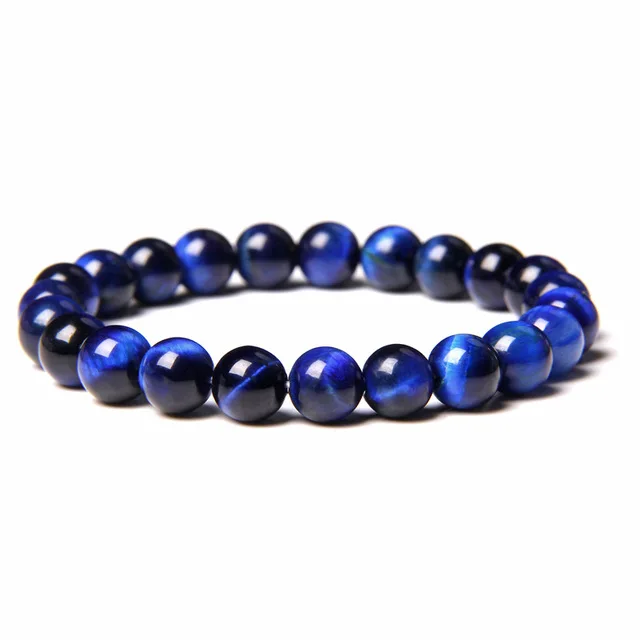 

Unisex Stackable Set Gemstone Round Bead 8MM Stretch Bracelet for Women Teen Men Multi Strand Stacking Adjustable