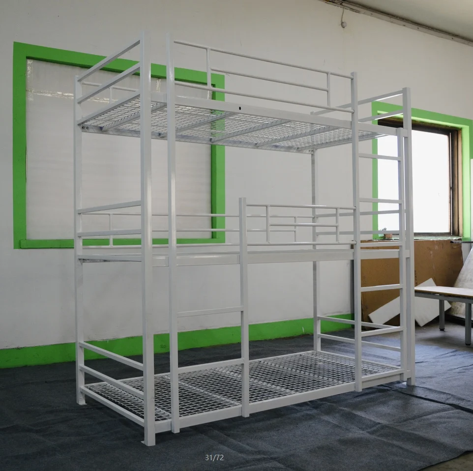 Jzd High Weight Capacity Completely Knock Down Luxury White Triple