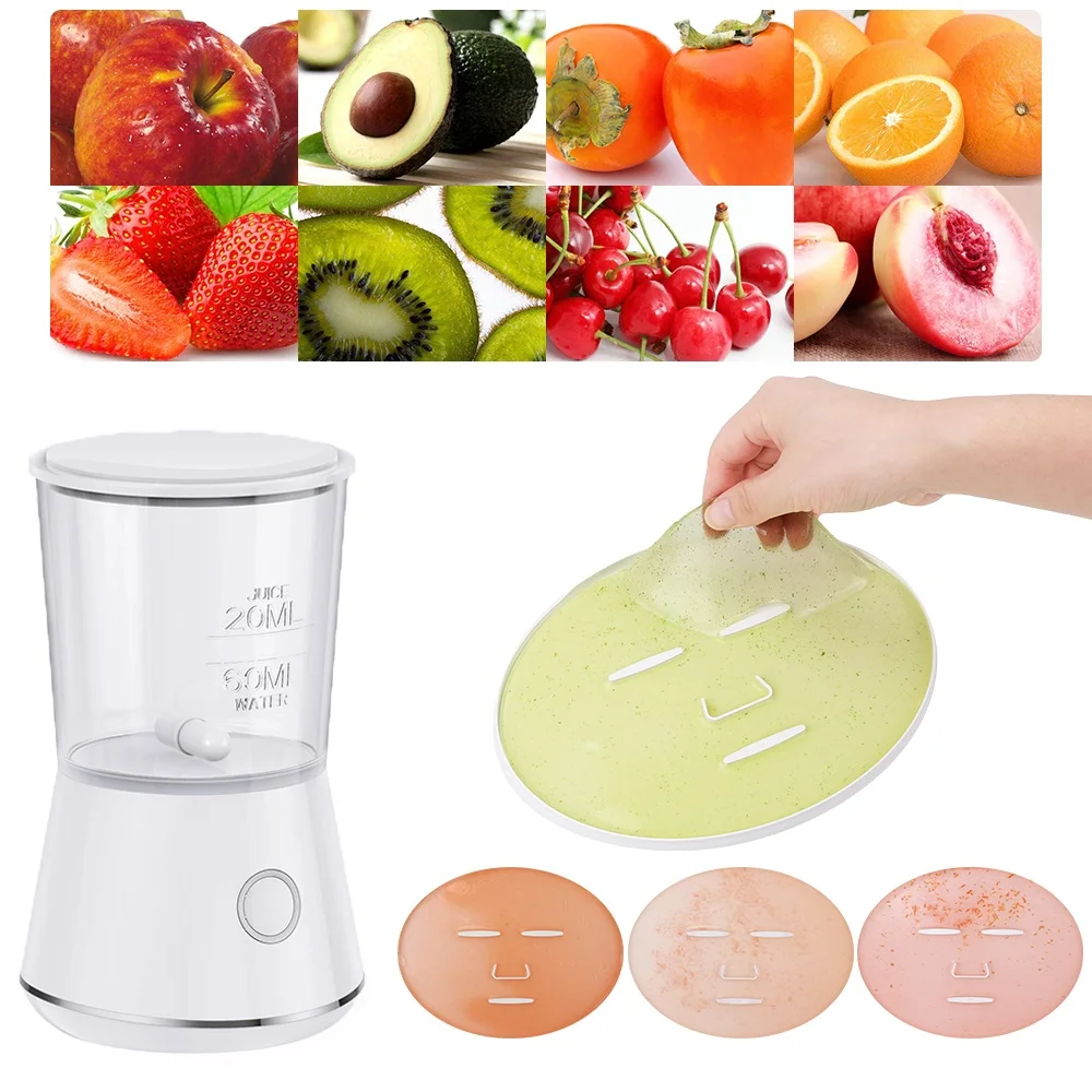 

beauty person care Mini Natural mask making fruit mask device health DIY mask machine, White
