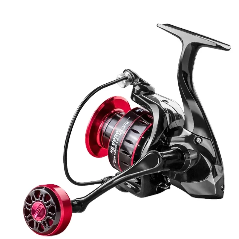 

Hot Sale Used Under  Series Metal Spool 5.2:1 12kg Drag Spin Fishing Reel And Spinning Wheel Game Carrete De Pesca