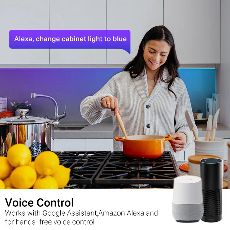 
Smart WiFi LED Strip SMD 5050 10M 300LEDs IP20 RGB Light Smart Phone Controlled for Home 