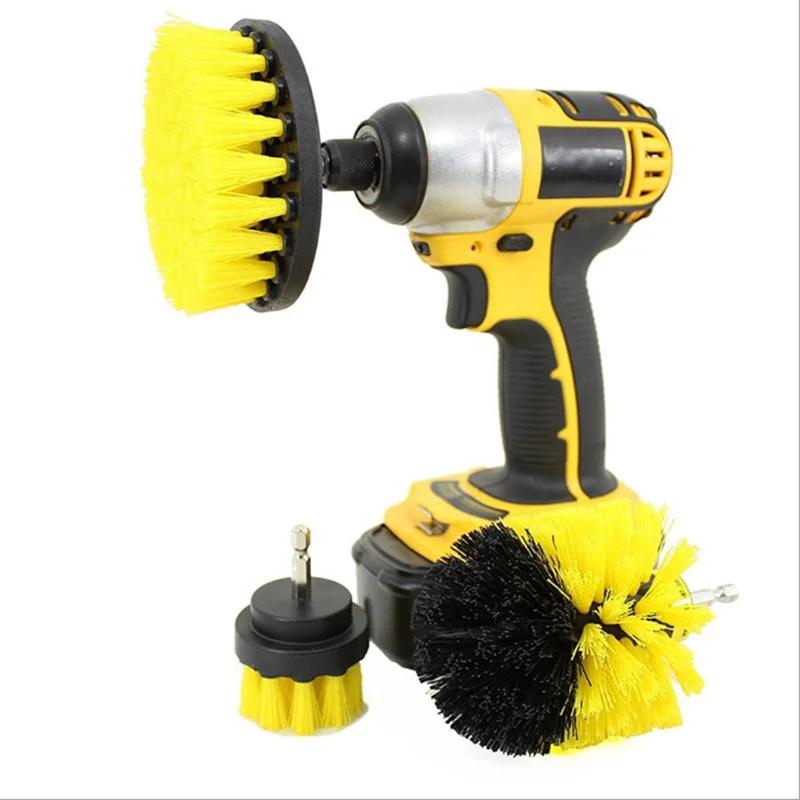 
Shower Cleaning Rotary Drill Brush Kit - Power Brush Scrubber for Bathroom - Grout Cleaning Drill Brush 