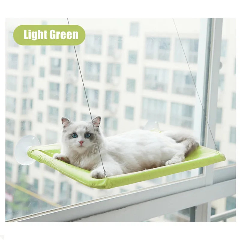 

Amazon Top Sell Hanging Window Rperch Suction Washable Cooling Breathable Pet Kitten Cat Hammock Beds, Picture