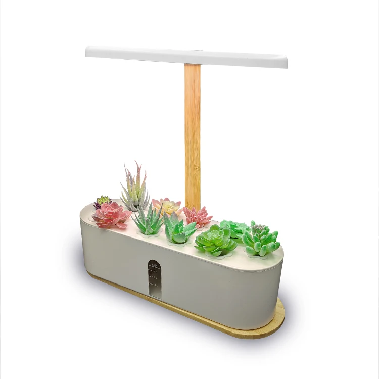

Ukiok in stock indoor garden hydroponic Herb Plants Pots mini gardenTable Farm Grow Starter hydroponic garden