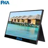 High Quality Usb 15.6 Inch Portable Monitor 4mm Touch Display Link keyboard and mouse Second PC Monitor