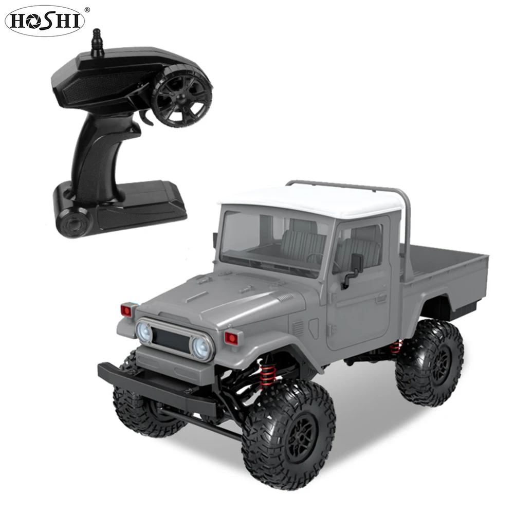 

HOSHI 1/12 Scale RC Car 2.4G Crawler Truck Off-road Car Buggy 4WD Crawler Climbing Off-Road FJ45 Truck for Kids Christmas gift