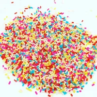 

2.5MM Bright Fimos Sprinkles Chocolate Topping Candy Flakes Tiny Polymer Clay Chocolate Topping Candy Flakes DIY Craft