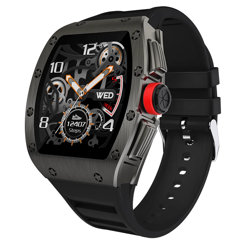 

Hazel smart watch factory wholesale price Metal TPU Band Sleep monitoring blood pressure Music control smartwatch smartband