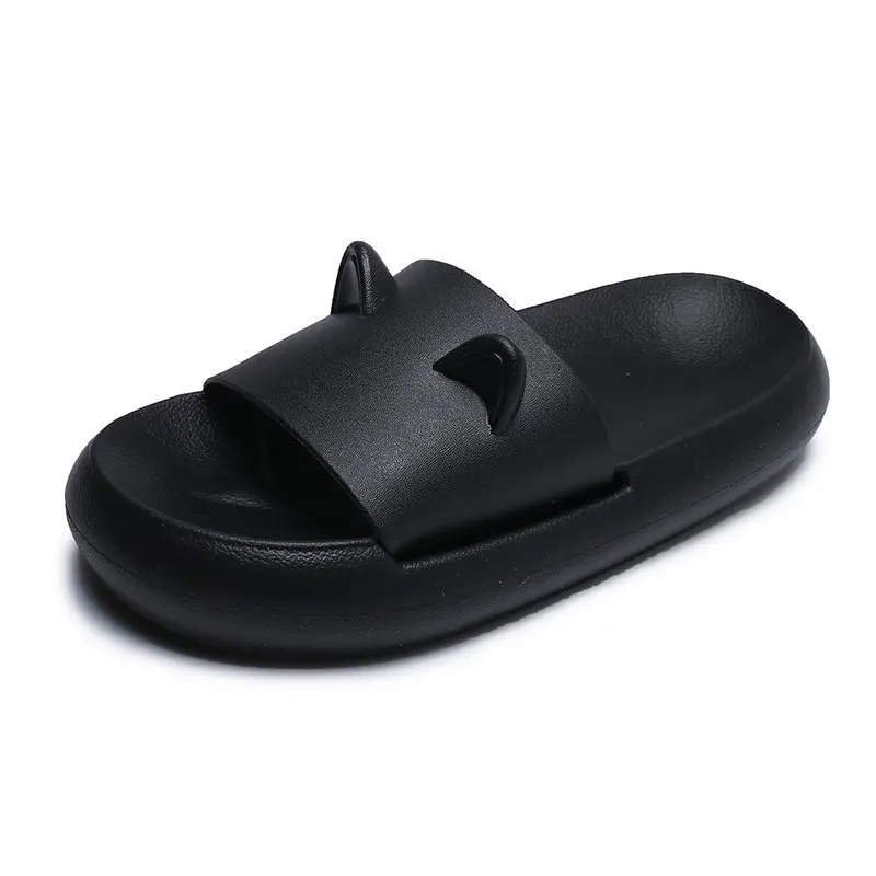 

Wholesale Price Fashion Non-slip EVA Slides In Stock Solid Color Platform Women Sandals Home Slippers, Pink,black,yellow