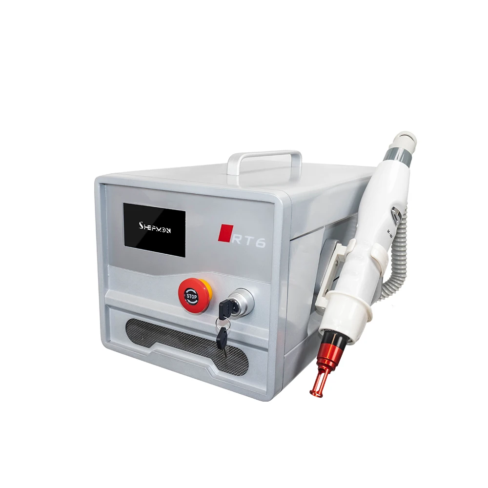 

Free shipping portable pico q switched nd yag picosecond laser tattoo removal machine price with 1064nm 532nm