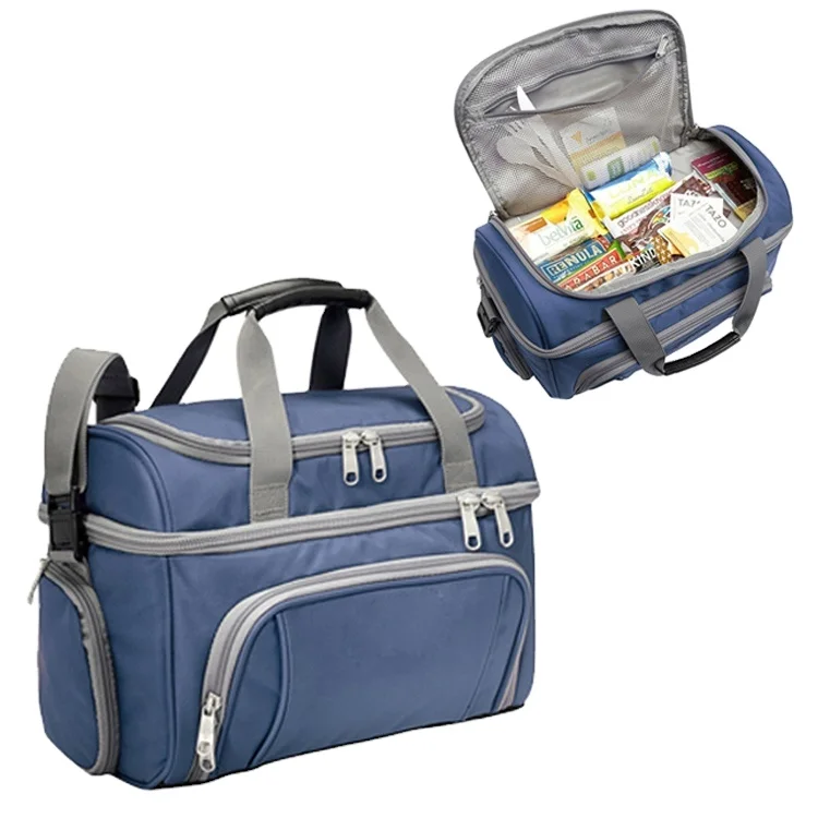 

Amazon hot selling high quality Large Capacity Insulated Food Delivery Cooler Picnic Tote Bag, Blue,black,customized color