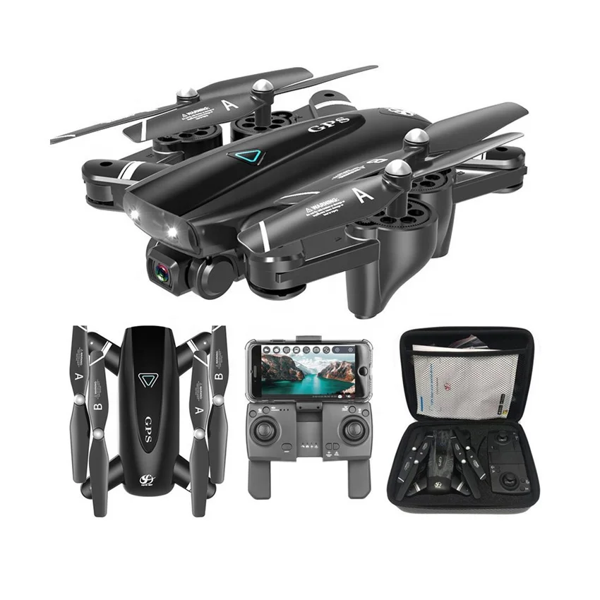 

S167 GPS Drone With Camera 5G RC Quadcopter Drones HD 4K WIFI FPV Foldable Off-Point Flying Photos Video Dron Helicopter Toy