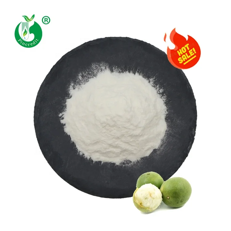 

Wholesale Competitive Price Natural Sweeter Organic 100% Pure Monk Fruit Extract Mogroside V 50%