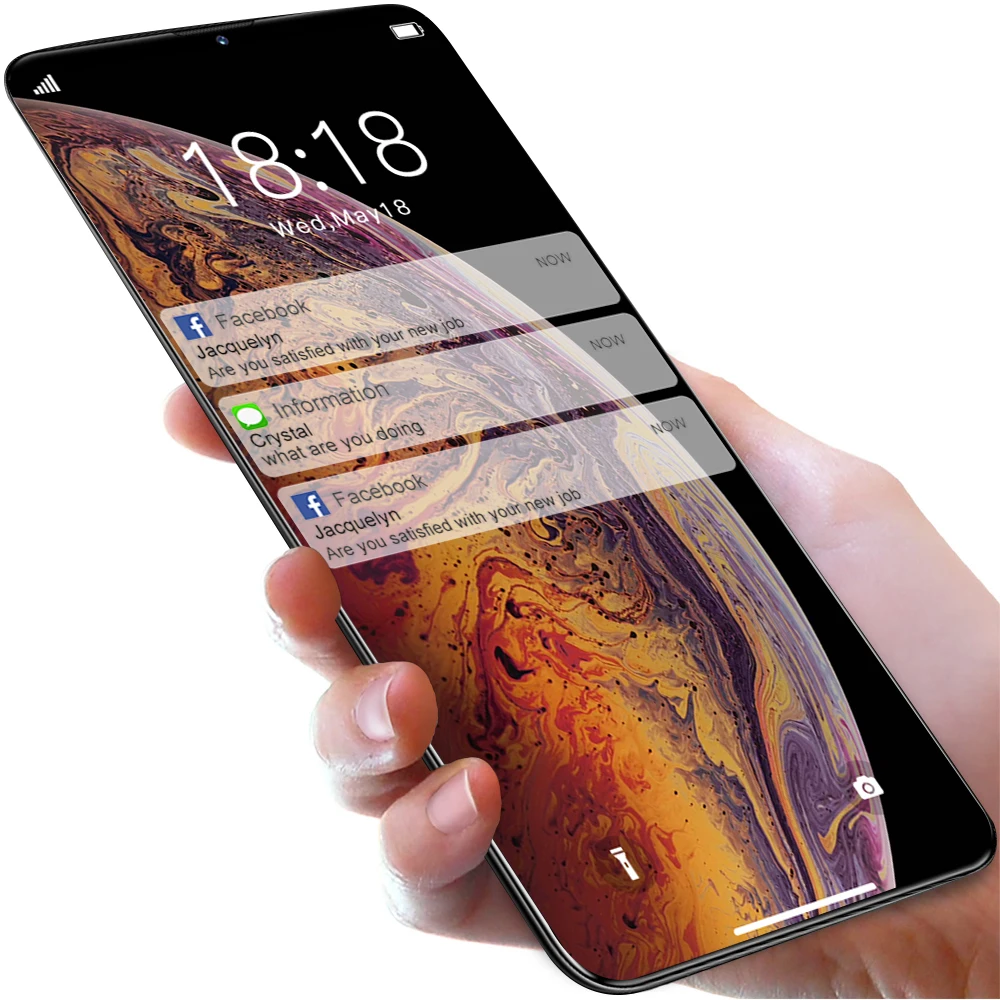

Factory direct real 6.1-inch network unlock Android smart phone mobile phone fingerprint unlock Telephone