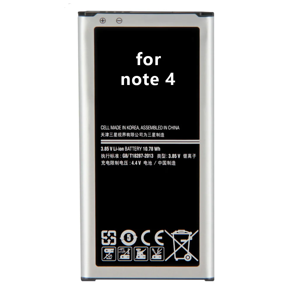 

China Suppliers 3.85v Recharge Battery for Samsung Galaxy Not4 Note4 N9100 N9108