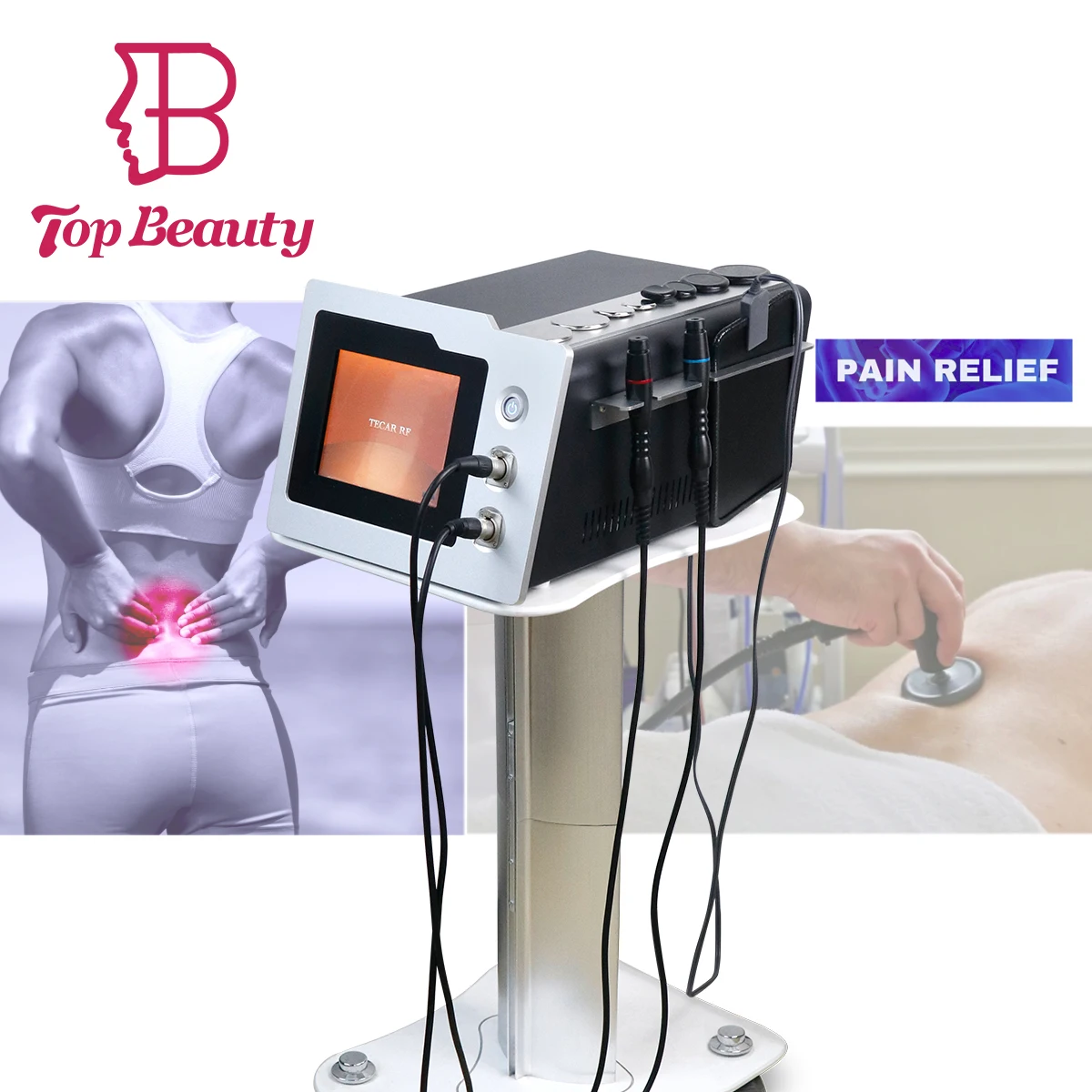 

Top Beauty Medical clinic tecar therapy treatment equipment back joint pain relief muscle rehabiliation
