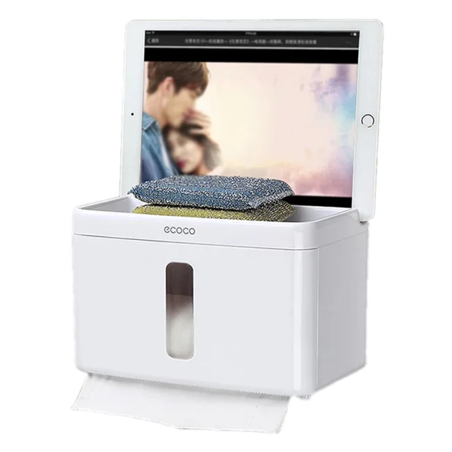 

Dropshipping Adhesive Wall Organizer Tissue Box Mobile Phone Storage Shelf Bathroom Holder Paper Towel Dispensers