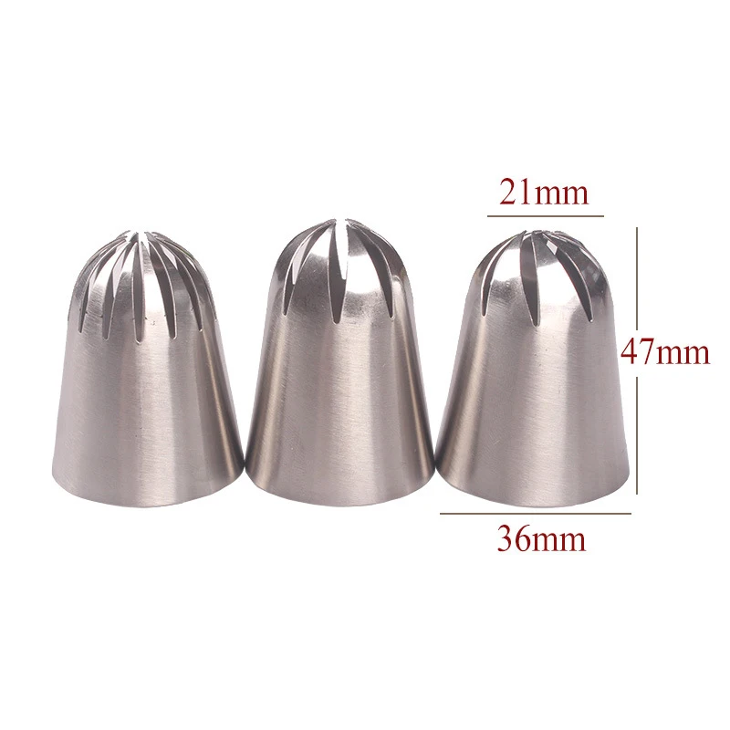 

#901 #902 #903 #904 piping Tips cake decorating nozzle stainless steel baking tools 8 petals Butter Cookies Blueberry Yam