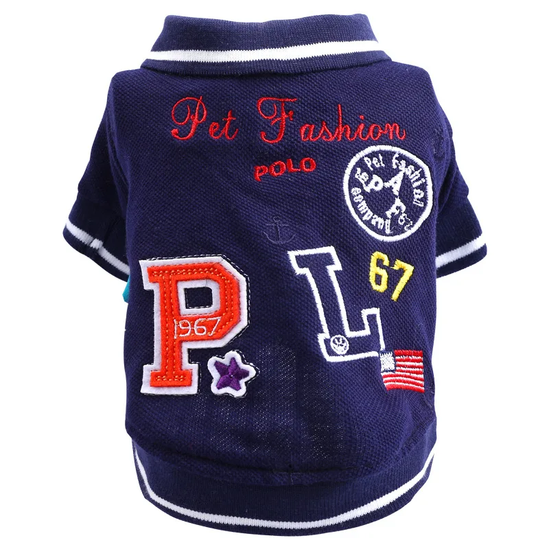 

pet dog cat thin spring summer clothing No. 67 polo shirt puppies small vest factory wholesale